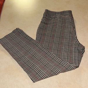 Plaid dress pants